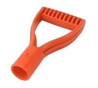 AKLOSIPY Manico Ergonomico di Ricambio per Pala con Impugnatura a D per Pale da e Attrezzi da Giardinaggio - Plastica Resistente, Facile Installazione, Uso Versatile (Orange)