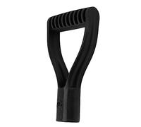AKLOSIPY Manico Ergonomico di Ricambio per Pala con Impugnatura a D per Pale da e Attrezzi da Giardinaggio - Plastica Resistente, Facile Installazione, Uso Versatile (Black)