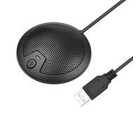 AKLOSIPY Microfono della Conferenza USB 360 MIC CONDENSER OMNIdirezionale con Gamma di Raccolta Muta per Laptop per Laptop per Laptop Online Gaming