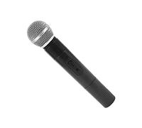 AKLOSIPY Microfono di Scena per Spettacoli di Danza Karaoke, Microfono Finto con Rete e Corpo in Plastica, di Scena in Plastica per Spettacoli Fotografici Simulazione Vocale Giochi per Feste, Argento