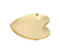 AKLOSIPY Miscelazione per Nail Art a Forma di Cuore in Acciaio Inossidabile per Test del Colore dello Smalto Gel Selezione di e Display per Perline Acriliche - Tabellone per Manicure in Oro