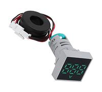 AKLOSIPY Misuratore di Corrente Digitale AC 220V Amperometro Compatto con LED Ad Alta luminosità per Misurazioni Sicure e Precise (GREEN)