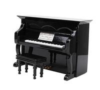 AKLOSIPY Modello di Pianoforte in Miniatura in Legno - Musicale Squisito, Ornamento per la Casa, per Collezionisti e Amanti della Musica
