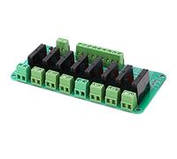 AKLOSIPY Modulo di relè Statale a 8 con Ance per Ingresso DC 5V, abilità e Design Ad Alta Potenza