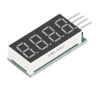 AKLOSIPY Modulo di Visualizzazione LED a 7 Segmenti a 4 Cifre con Interfaccia I2C per 3 B+ 4 e Progetti Fai - -te, Funziona su DC 5V/3.3V DM43B04
