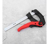 AKLOSIPY Morsetti a F a Cricchetto Fai-da-te con Ganasce in Gomma - Clamp/Holder per Barra di Fissaggio Rapido Regolabili per Progetti di Lavorazione del Legno e Carpenteria