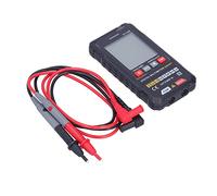 AKLOSIPY Multimetro Digitale Automatico HT124B - Multimetro Portatile a Vero RMS da 4000 Conteggi per Rilevamento NCV di Diodi di continuità di Tensione, capacità, Classificazione CAT III 600 V