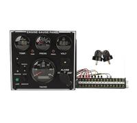 AKLOSIPY Pannello Indicatore Digitale del Motore con Letture Volt RPM della Temperatura dell'olio per Barca, Yacht, Camion e Auto