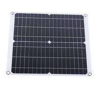 AKLOSIPY Pannello Solare Flessibile da 20 W 18 V con Uscita USB per Barche Auto - Batteria Monocristallina Portatile da Esterno XXM330-360 - IP67 Leggero