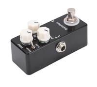 AKLOSIPY Pedale per Chitarra Distorsore con Interruttore True Bypass, Effetto di Distorsione delle Dimensioni per Chitarra con e modalità