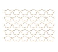 AKLOSIPY Pendenti con Cornice Cava in Rame da 30 Pezzi per Forniture per la Creazione di Gioielli Fai-da-te - Accessori Artigianali per Collane, Orecchini e Braccialetti (#2)