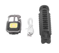 AKLOSIPY Piccole Torce COB con Treppiede - Portachiavi Luminoso Multifunzionale Ricaricabile con 3 modalità per il Campeggio e l'uso