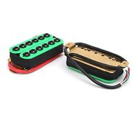 AKLOSIPY Pickup Verdi da 2 Pezzi per Accessori per Chitarra Elettrica, Ad Alto Rendimento, Facile da Installare, per Rock e Metallo