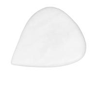 AKLOSIPY Plettro per Basso per Chitarra in Osso di Bue con Design Concavo a Forma di Cuore per una qualità del Suono Superiore e Impugnatura in Giallo Crema (WHITE)