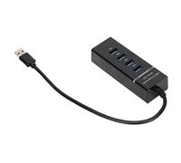 AKLOSIPY Porta USB Hub 4 A - Trasferimento di Dati Ad Alta velocità 5 Gbps, Design Compatto con Plug and Play Ease