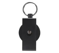 AKLOSIPY Portachiavi in corda Retrattile con Clamp/Holder Ruotabile a 360°, Portacarte Smarrita per Ufficio Ed Uso Esterno