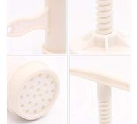 AKLOSIPY Pressa per Pasta Manuale in Plastica per Tagliatelle Fatte in Casa, Utensile da per Spaghetti e Pasta Piatta (WHITE)
