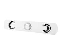 AKLOSIPY SADA V-111 Set di Altoparlanti per Computer Portatile Compatto con Driver e Radiatori Passivi per Bassi, Ingresso da 3,5 Mm + Alimentazione USB, Stereo Plug-and-play per Laptop e Desktop