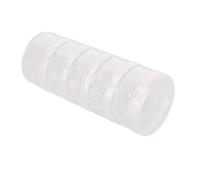 AKLOSIPY Scatola Portaoggetti Trasparente per Parti di Orologi a 5 Strati | per Viti, Movimenti e Accessori, 0,9 Pollici, Impilabile e