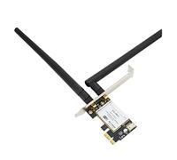 AKLOSIPY Scheda Internet Adattatore WiFi PCIe da 2,4 Ghz e 5 Ghz 300 Mbps con 4.0 per Computer Desktop