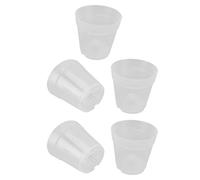 AKLOSIPY Set di 5 vasi per orchi in plastica con fori per drenaggio imal, per giardino interno, diametro 40 mm (diametro 120 mm / 4.7in, diametro 5.5in / 140 mm / 5.5in)
