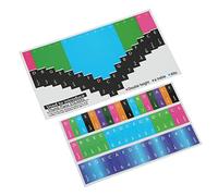 AKLOSIPY Set di Adesivi per Appunti Kalimba per Pianoforte a 17 Tasti e 21 Tasti - Etichette per Solfeggio e Note Codificate a Colori con Adesivo Permanente, Materiale in PVC Opaco, Aiuto per
