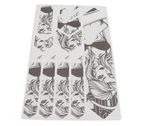 AKLOSIPY Set di Adesivi Protettivi 3D Mountain Bike - Arredamento a Impatto con Motivazione della Testa del Lupo Cornice Avanzata (Bellissimo Modello di Cornice)