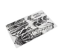 AKLOSIPY Set di Adesivi Protettivi 3D Mountain Bike - Arredamento a Impatto con Motivazione della Testa del Lupo Cornice Avanzata (Modello di Cornice Samurai)