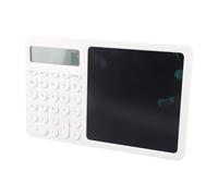 AKLOSIPY Set di Calcolatrice Scientifica e Tavoletta da Scrittura con Display Temperatura/data, Calcolatrice da Tavolo Portatile per Viaggi in Ufficio, Scuola, ABS Multifunzione