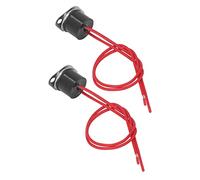 AKLOSIPY Set di Interruttore di Controllo Termico 2 PC - Termostato del Sensore Bimetallico Risposta Rapida, 10a 250 V, per Vari Apparecchi (100℃)