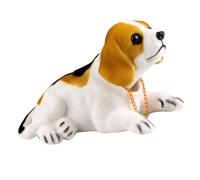 AKLOSIPY Simpatica Statuetta di Cartone Animato con Ornamento per Auto Che Scuote la Testa di Cane per Scrivania e Regalo - Divertente e Unica (Tipo 1)