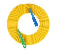 AKLOSIPY Single-Mode Fiber Optic Jumper PVC Case 15 Meters for Durable