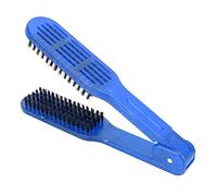 AKLOSIPY Spazzola per Capelli Spazzola per Capelli con Stecca Termica Statica a Doppio Lato per Asciugatura con Phon Lisciante Districante per lo Styling Crespo - Blu (BLUE)