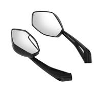 AKLOSIPY Specchietto Retrovisore Universale per Moto da 2 Pezzi per Scooter, Specchietti Laterali per Manubrio Grandangolari Trasparenti, Antiurto e Facile da Installare