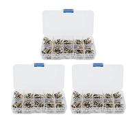 AKLOSIPY Spille per Bottoni a Margherita da 150 Pezzi per Lavori di Cucito, Fibbie Decorative per Spille per Riparare Vestiti e Progetti Fai da Te