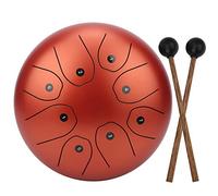 AKLOSIPY Strumento a Percussione Etereo con Lingua in Acciaio Chiave C da 8 Pollici con Spartito e Borsa Portatile Antiurto - Ideale per la Meditazione, il Relax e l'istruzione (ORANGE)