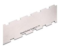 AKLOSIPY Strumento Dritto per Tastiera con Intaglio Premium per Livellare il Manico della Chitarra e la Tastiera - Design in Acciaio Inossidabile