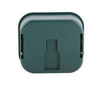 AKLOSIPY Supporto per Montaggio a Parete Non Perforato Home Box con Copertura Ribaltabile e Design di Chiusura per Uso in Bagno (verde scuro)