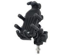 AKLOSIPY Supporto per telefono con ammortizzatore di vibrazioni, regolabile a 360°, pannello ammortizzatore rotante anti-slittamento, guarnizione in silicone per la maggior parte delle persone (M10