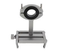 AKLOSIPY Supporto per Telefono da Ciclismo per Manubrio - Sicuro 3,5-.Supporto per Smartphone da Pollici con Anelli Distanziatori, Articolazione Antiurto, Finitura Anodizzata Rossa - Compatibile