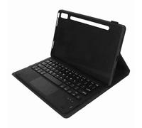 AKLOSIPY Tab P1 Pro Gen 2 e Pad Pro 2022 1.2 -I Custodia Compressa con Tastiera e Pad Rimovibili, Supporto per Penna, Ione Round, (BLACK)