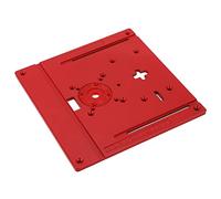 AKLOSIPY Tavolo Router in Lega di Alluminio Pia di Ribalta per la Lavorazione del Legno con Boccola di Fori Centrali, Bilance e funzionalità a Doppio Scopo