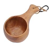 AKLOSIPY Tazza da Campeggio in Legno, Bellissima Finitura in | Realizzato a mano, durevole, ottimo per l\'escursionismo, leggero, adatto agli alimenti