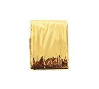 AKLOSIPY Tenda di Sopravvivenza di Sopravvivenza Coperta di Emergenza Attrezzatura di Emergenza per Esterni Termici 5 PCS con Argento Dorato Opzionale per Il Terremoto di (Gold)