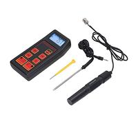 AKLOSIPY Tester di qualità a 4 Cifre con Ampio Schermo per la Misurazione di PH e Temperatura - Misuratore di Calibrazione Accurato per Casa e Piscina (Elettrodo PH ORP)