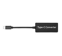 AKLOSIPY Type-C USB Adapter Versatile 2/1 Converter for Charging (BLACK)