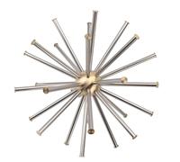 AKLOSIPY Ugello per Fontana a Sfera con Fiori in Ottone di Alta qualità G1 Pollici per la Decorazione del Giardino Esterno e Il Paesaggio della Piscina (G1.5in)