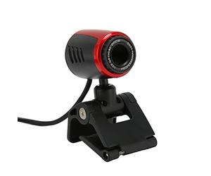 AKLOSIPY USB 2.0 con MIC HD Webcam Web Camera Cam 360 Gradi per Computer PC Laptop per MSN USB 2.0 Fotocamera Digitale Internet Progettata Specificamente per Fotocamera per PC Fotocamera