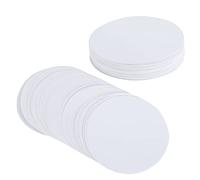 AKLOSIPY Versatile 100Pcs Blank Badge Paper for DIY Art Projects, (56MM