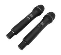 AKLOSIPY Wireless Microfono Portatile MIC CARAOKE PROFESSIONE PER MIC CONTROLLE CONTRUZIONE DA 2200MAH BATTERE 1 A 2 Collegamento PER le Prestazioni del Palcoscenico Famiglia Cantante